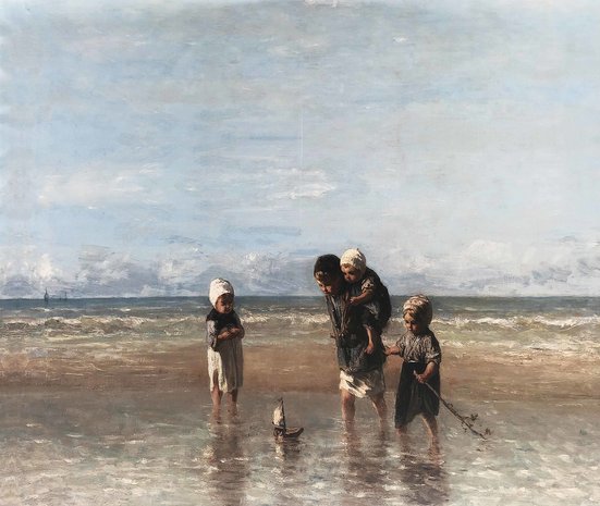 Punta di Roma + 1713 - Enfants de la mer, Jozef Israëls Punta di Roma + 1713 - Enfants de la mer, Jozef Israëls
