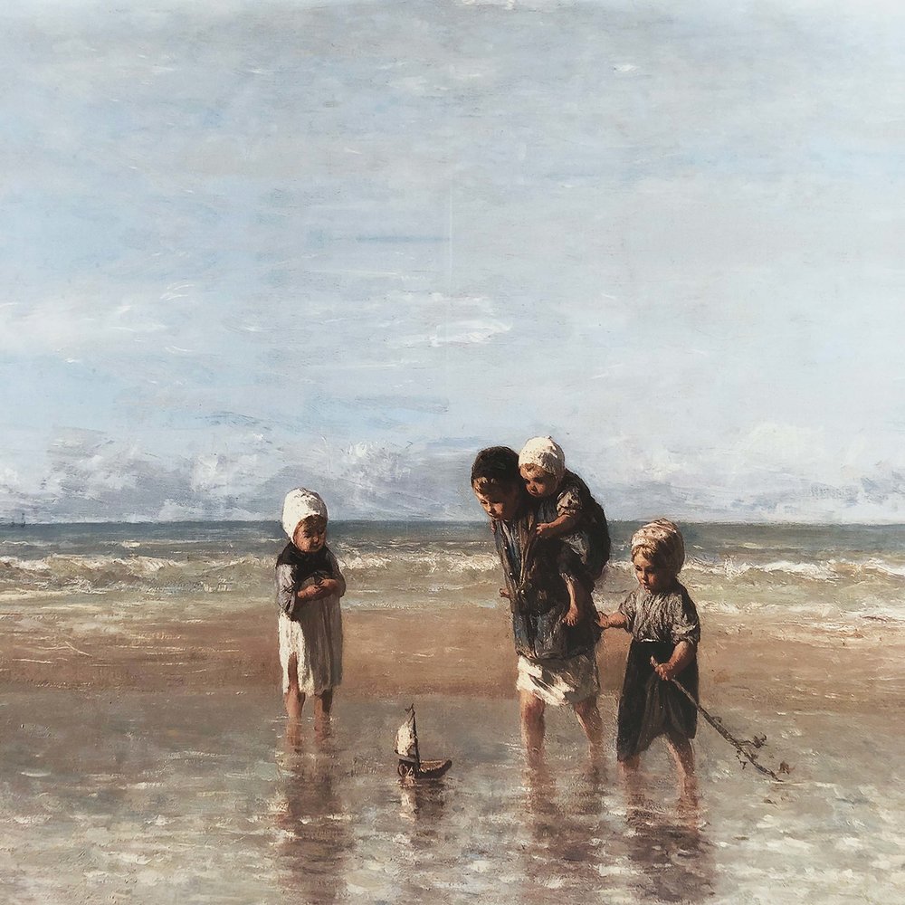 Punta di Roma + 1713 - Enfants de la mer, Jozef Israëls Punta di Roma + 1713 - Enfants de la mer, Jozef Israëls