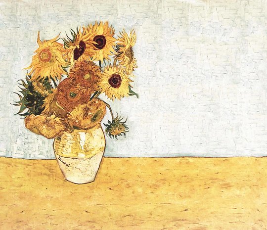 Punta di Roma + 1712 - Sunflowers, Vincent Van Gogh