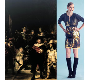 Glans Katoen Inkjet 1727 - Rembrandt van Rijn  / Nachtwacht