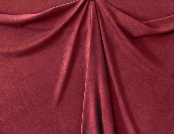 Imitatie Wildleder Stretch ES02 - donkerrood Imitatie Wildleder Stretch ES02 - donkerrood