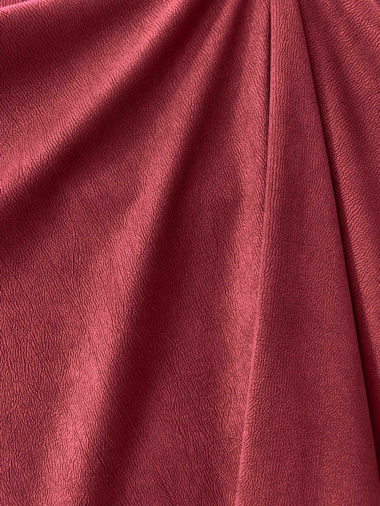 Imitatie Wildleder Stretch ES02 - donkerrood Imitatie Wildleder Stretch ES02 - donkerrood