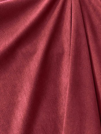 Imitatie Wildleder Stretch ES02 - donkerrood Imitatie Wildleder Stretch ES02 - donkerrood