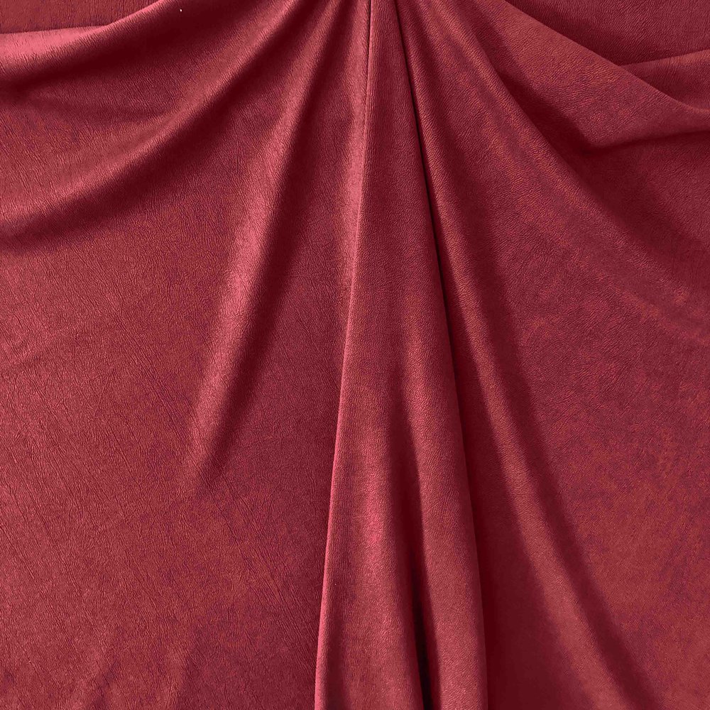 Imitatie Wildleder Stretch ES02 - donkerrood Imitatie Wildleder Stretch ES02 - donkerrood