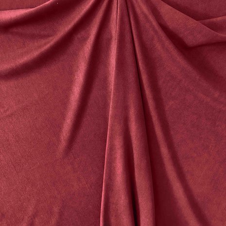 Imitatie Wildleder Stretch ES02 - donkerrood Imitatie Wildleder Stretch ES02 - donkerrood