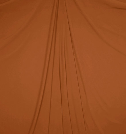 Mousseline de soie gaufrée SC25 - rouille Mousseline de soie gaufrée SC25 - rouille