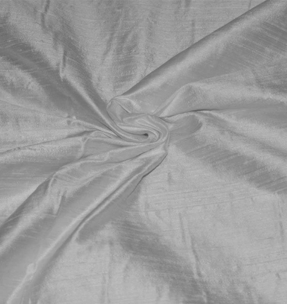 Dupion Silk D37 - silver Dupion Silk D37 - silver