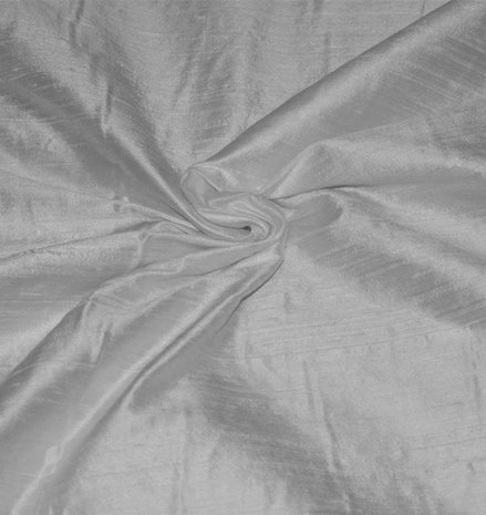 Dupion Silk D37 - silver Dupion Silk D37 - silver