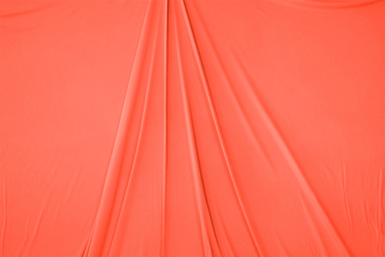 Jersey viscose Premium PV17 - corail Jersey viscose Premium PV17 - corail