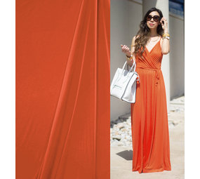 Jersey viscose Premium PV15 - orange Jersey viscose Premium PV15 - orange