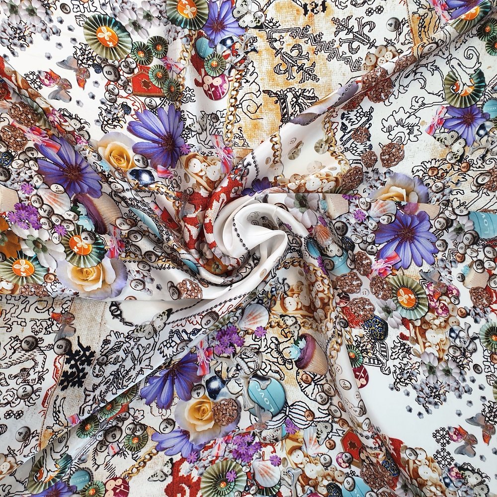 Jet d'encre en soie 284 Jet d'encre en soie 284