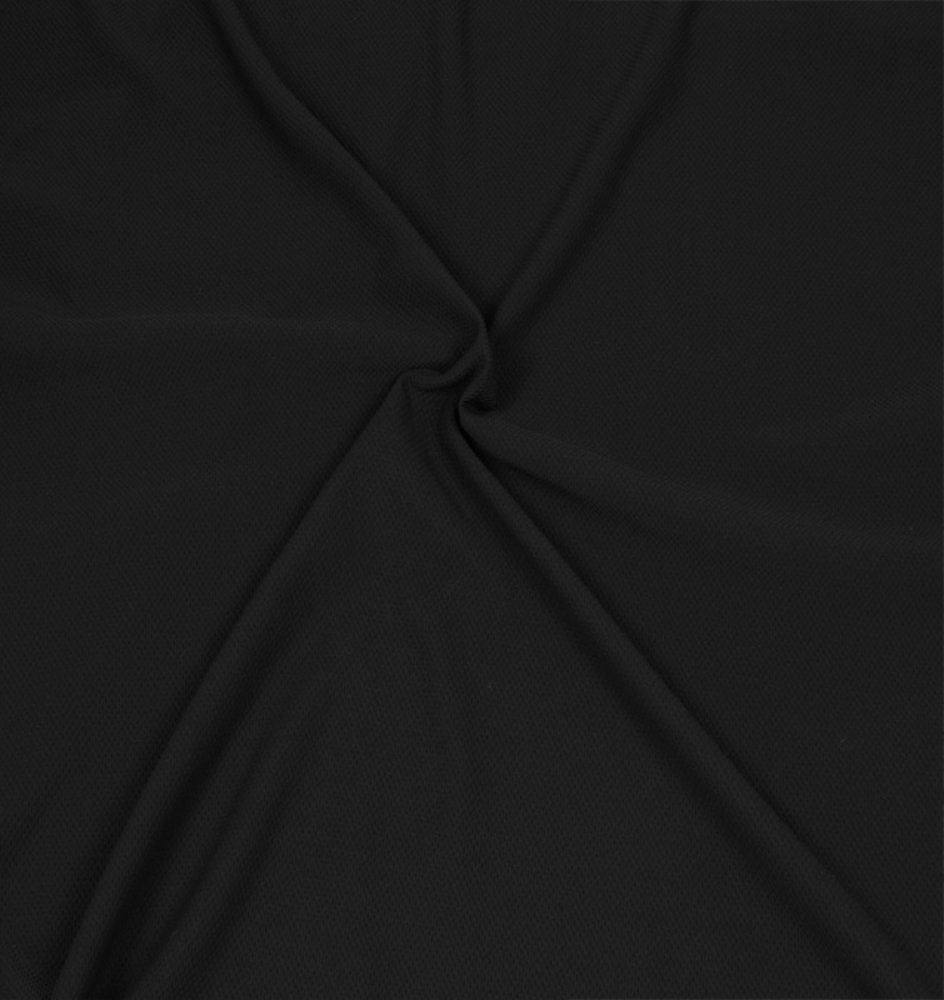 Piqué Stretch PS4 - schwarz Piqué Stretch PS4 - schwarz