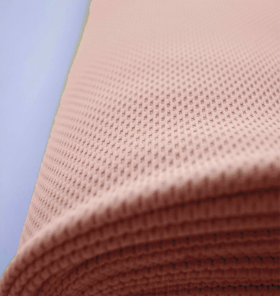 Piqué Stretch PS07 - licht zalmroze Piqué Stretch PS07 - licht zalmroze