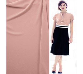 Pique Stretch PS07 - light salmon pink Pique Stretch PS07 - light salmon pink