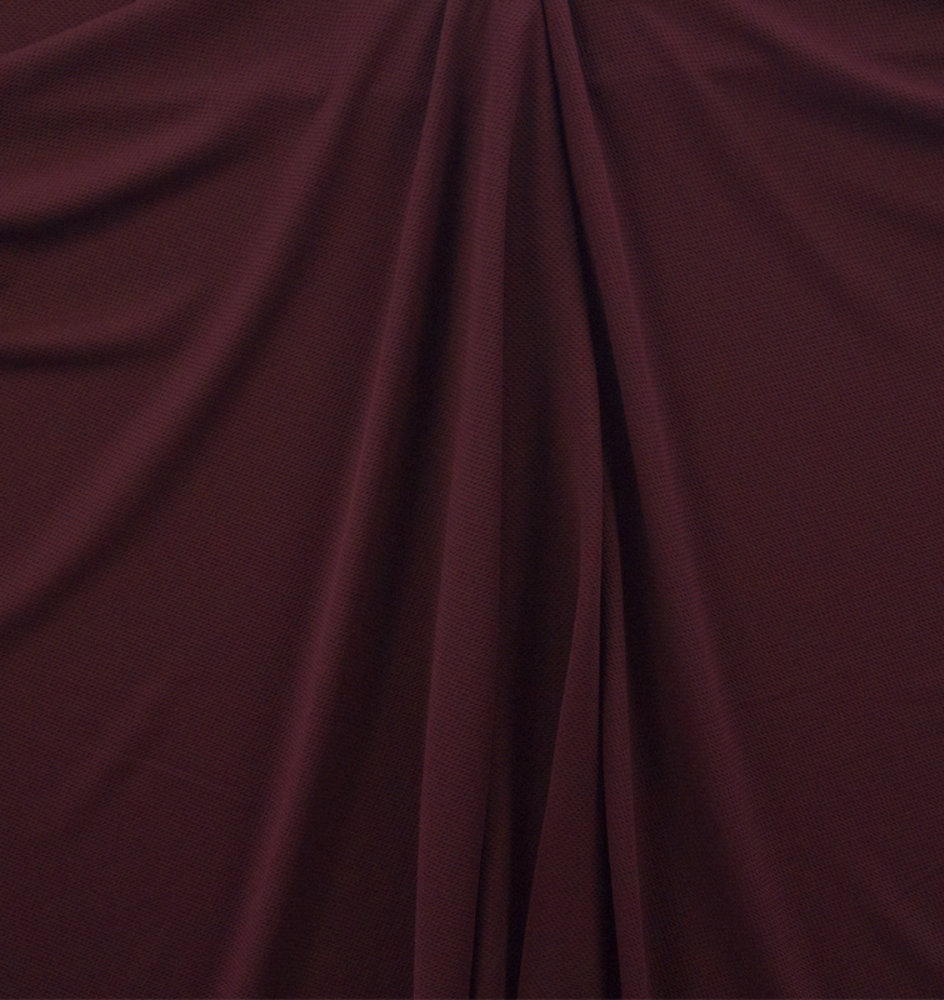 Piqué Stretch PS19 - burgundy Piqué Stretch PS19 - burgundy