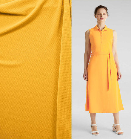 Piqué Stretch PS23 - Sommergelb Piqué Stretch PS23 - Sommergelb