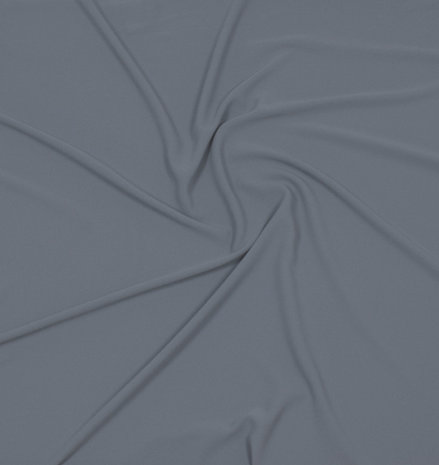 Geprägter Chiffon SC01 - Jeans blau Geprägter Chiffon SC01 - Jeans blau