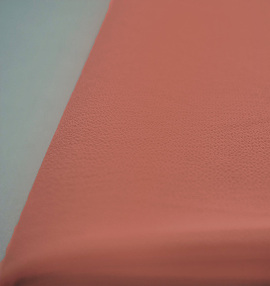 Mousseline de soie gaufrée SC03 - brique / orange