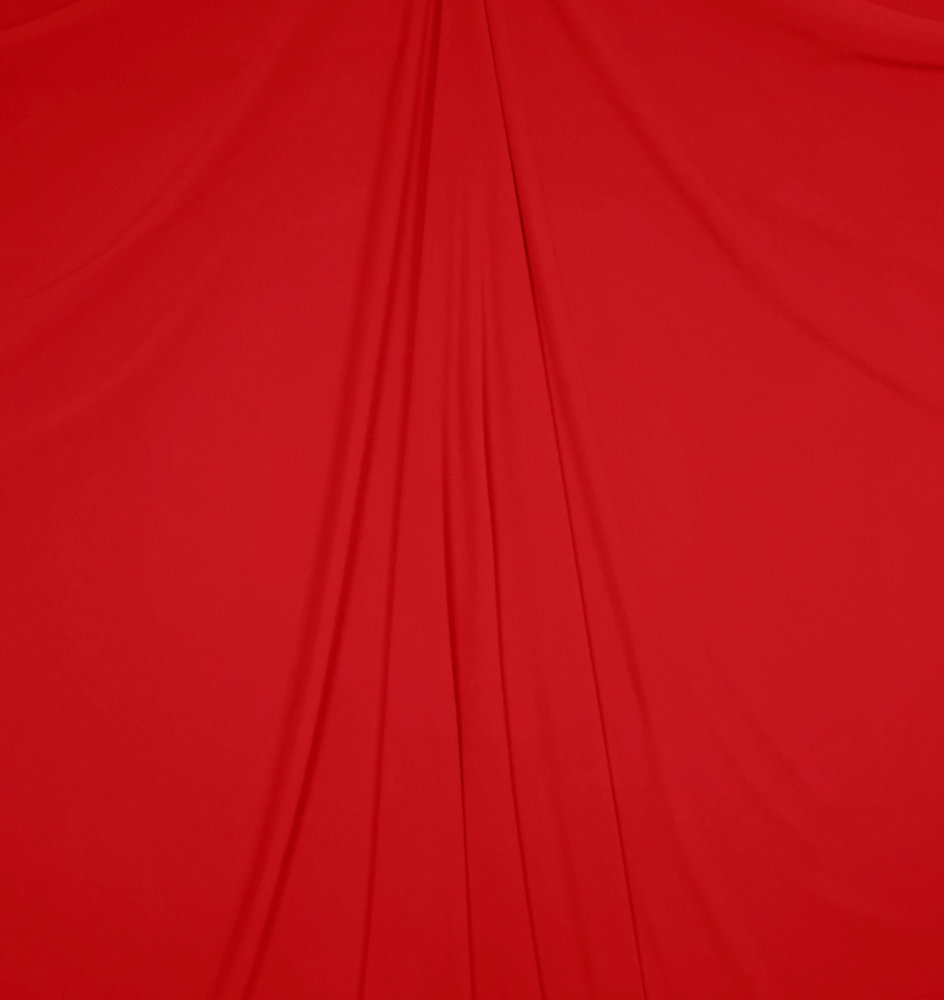 Mousseline de soie gaufrée SC12 - rouge vif Mousseline de soie gaufrée SC12 - rouge vif