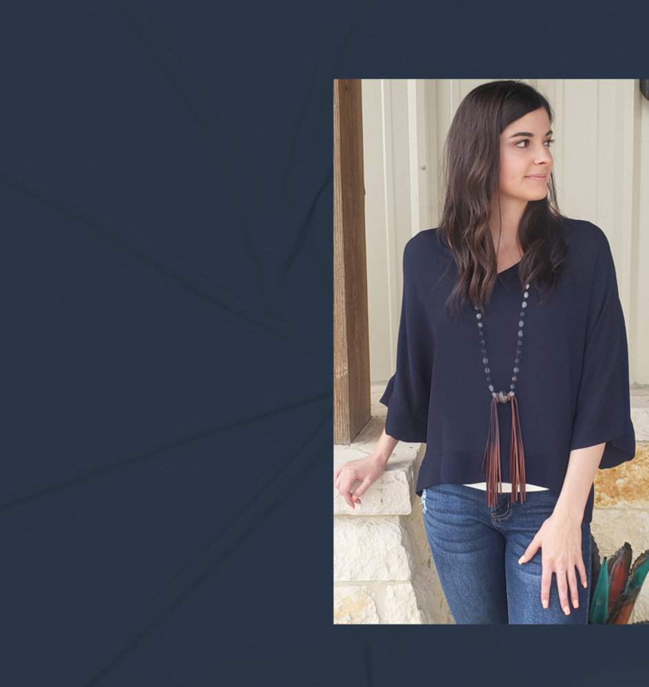 Embossed Chiffon SC26 - navy Embossed Chiffon SC26 - navy