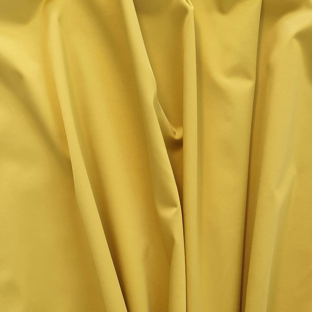 Glossy cotton Uni S34 - yellow