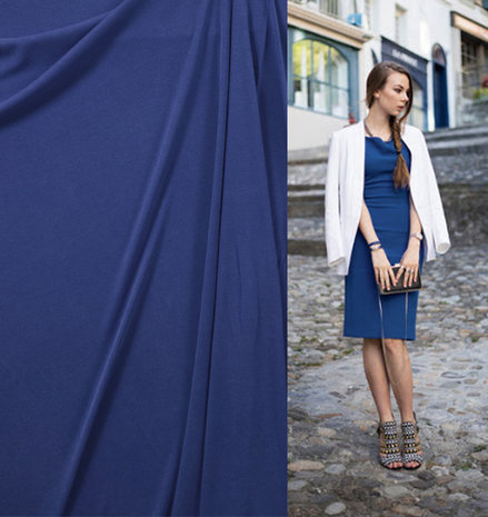 Modal Jersey C28 - cobalt blue