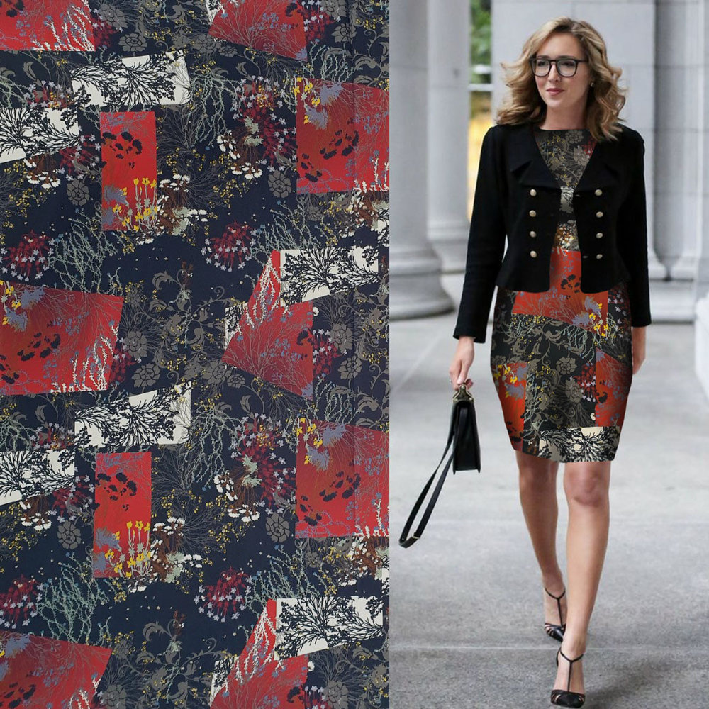 Viscose Satijn Inkjet  2292 Viscose Satijn Inkjet  2292