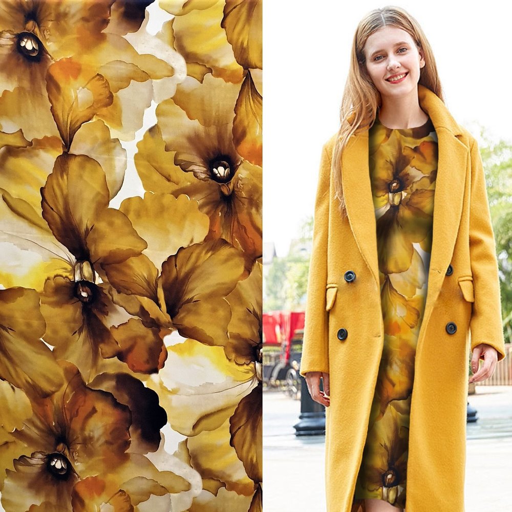 Jet d'encre soie stretch 2367