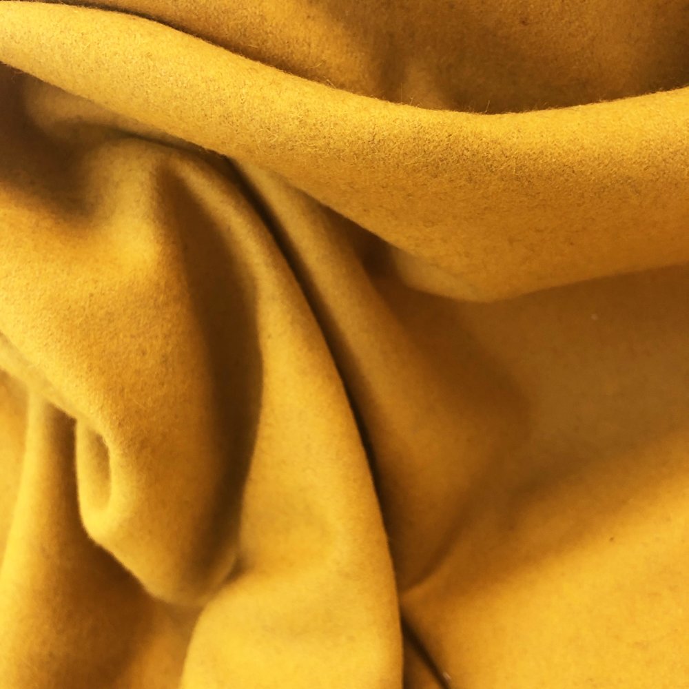 Tissu pour manteau en laine KW03 - jaune Tissu pour manteau en laine KW03 - jaune