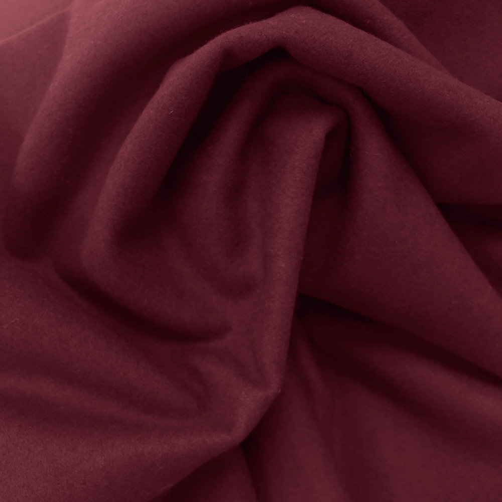 Tissu manteau en laine KW05 - bordeaux Tissu manteau en laine KW05 - bordeaux