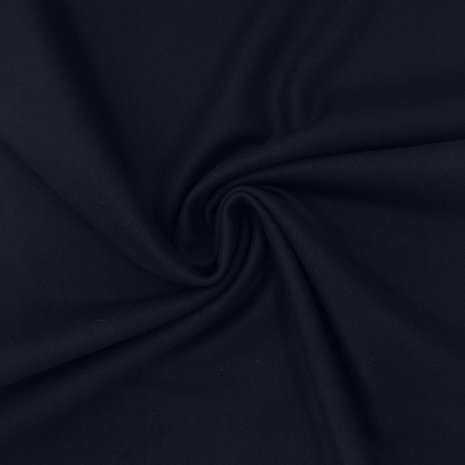 Wool Coat Fabric KW16 - dark blue Wool Coat Fabric KW16 - dark blue