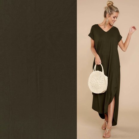 Soft Touch Travel Jersey TP10 - moosgrün