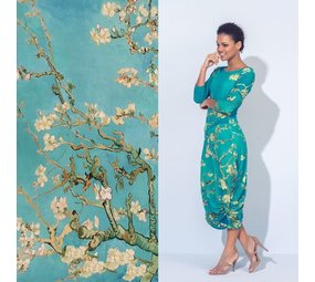 Jersey Inkjet 2437 - Van Gogh / Mandelblüte Jersey Inkjet 2437 - Van Gogh / Mandelblüte