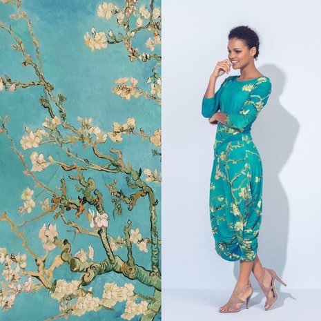 Jersey Inkjet 2437 - Van Gogh / Almond Blossom Jersey Inkjet 2437 - Van Gogh / Almond Blossom