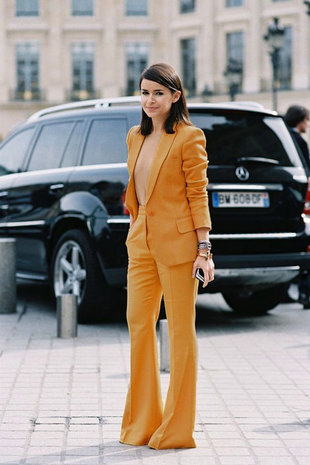 Gabardine Terlenka Stretch (heavy) WT85 - yellow ocher Gabardine Terlenka Stretch (heavy) WT85 - yellow ocher