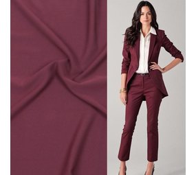 Gabardine Terlenka Stretch (heavy) WT55 - bordeaux Gabardine Terlenka Stretch (heavy) WT55 - bordeaux