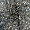 Lace with Sequins KG14 - black Lace with Sequins KG14 - black