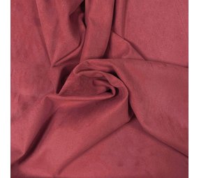Suedine Stretch SU12 - donker rood Suedine Stretch SU12 - donker rood