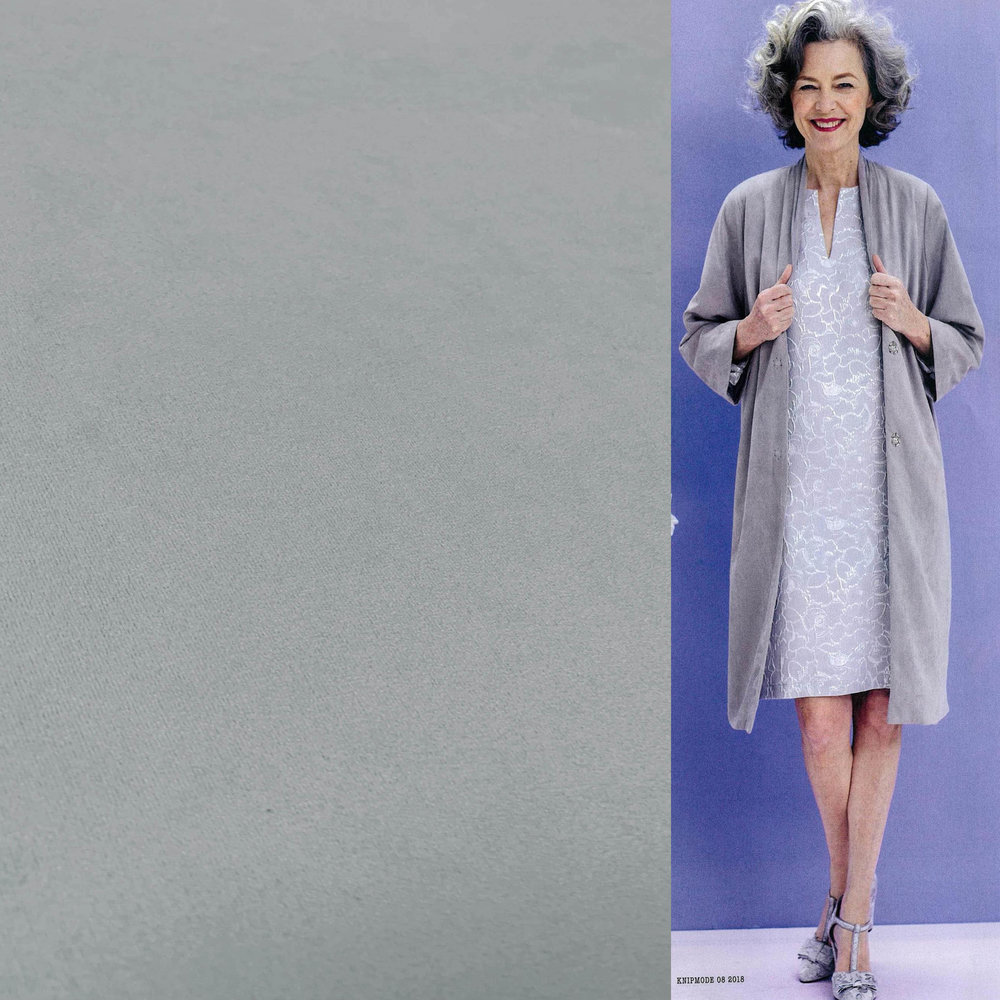 Suedine Stretch SU29 - gris clair Suedine Stretch SU29 - gris clair