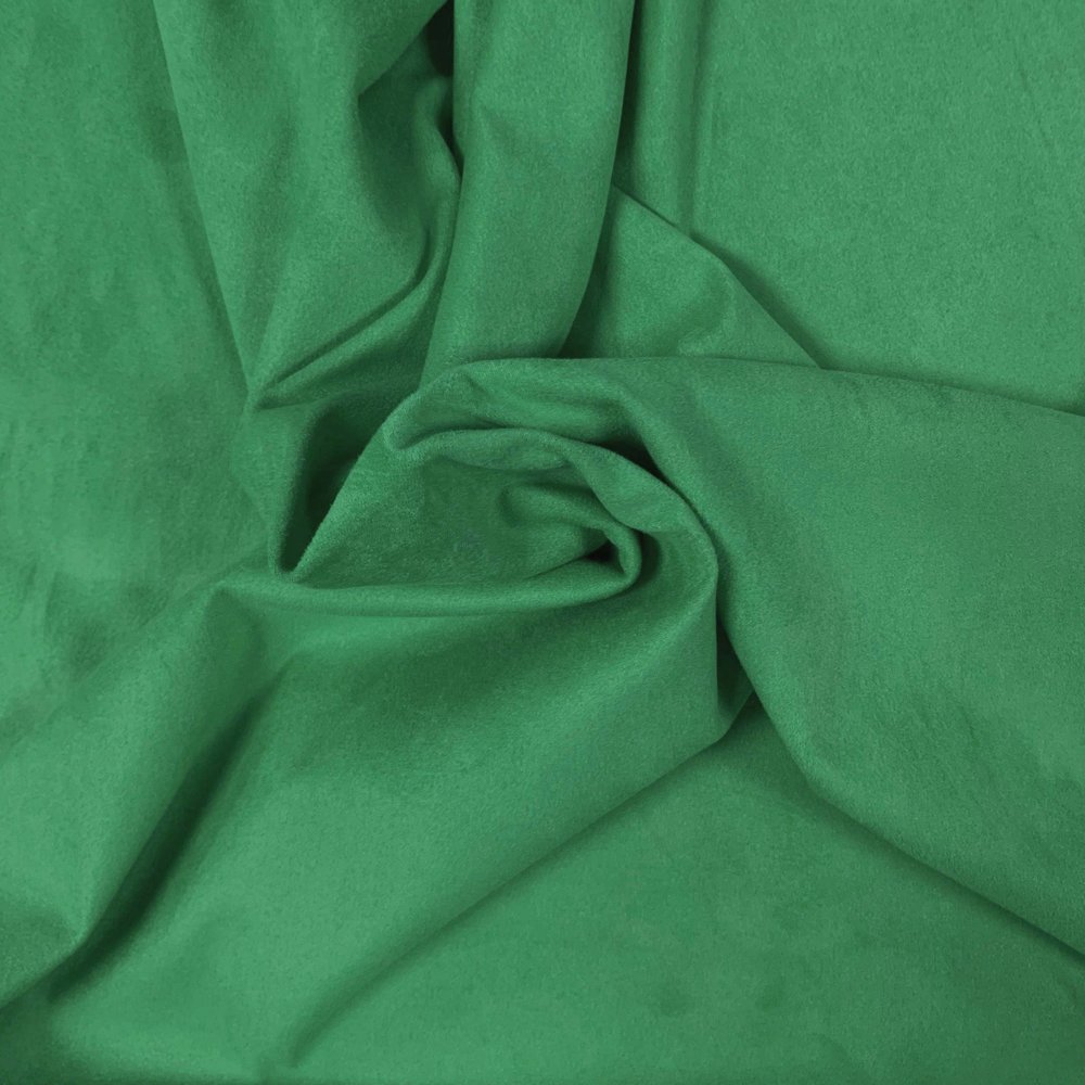 Suedine Stretch SU34 - smaragd groen Suedine Stretch SU34 - smaragd groen