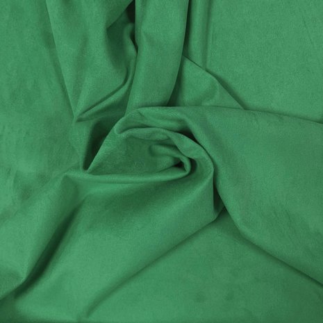 Suedine Stretch SU34 - smaragd groen Suedine Stretch SU34 - smaragd groen