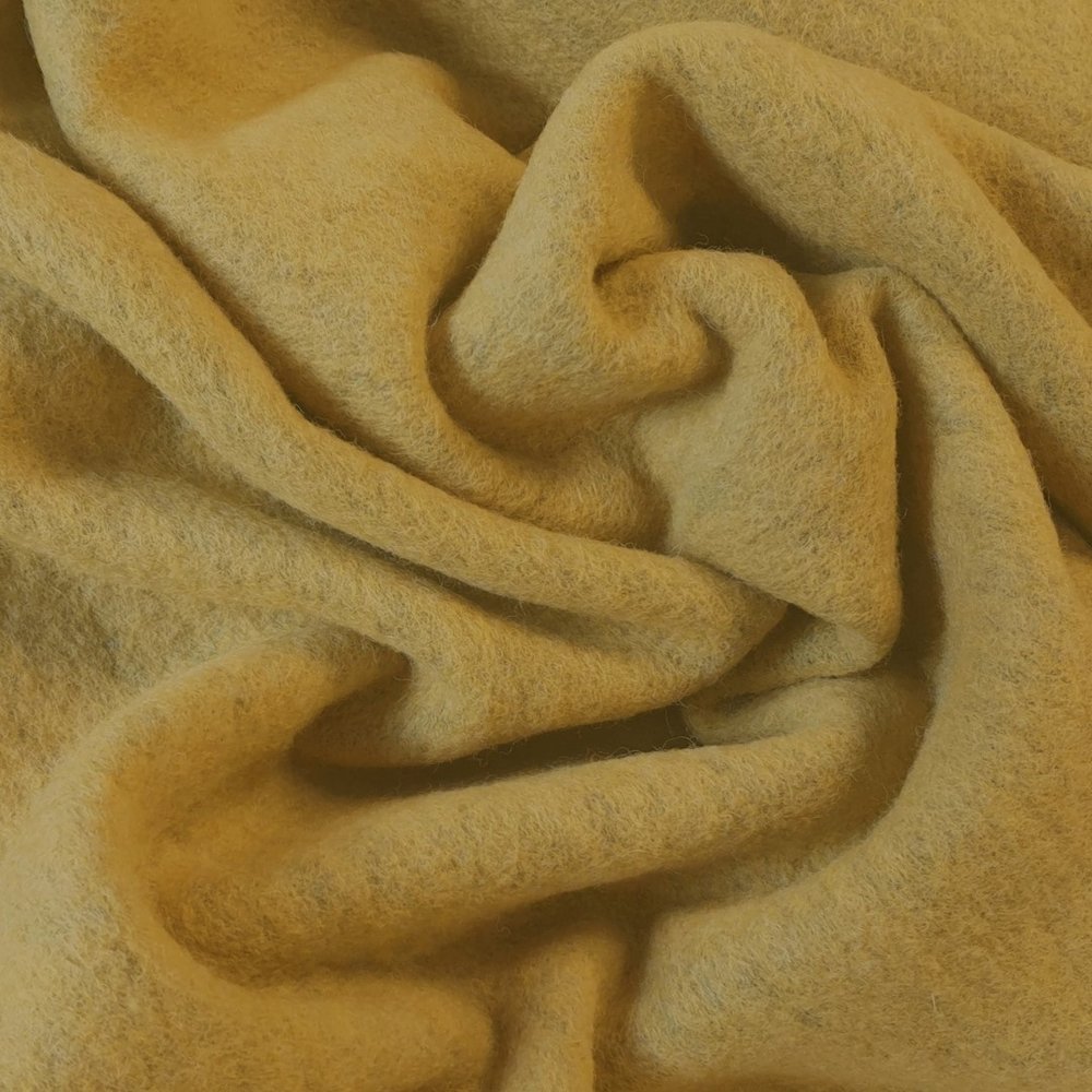 Cooked Wool Uni CW07 - mustard yellow