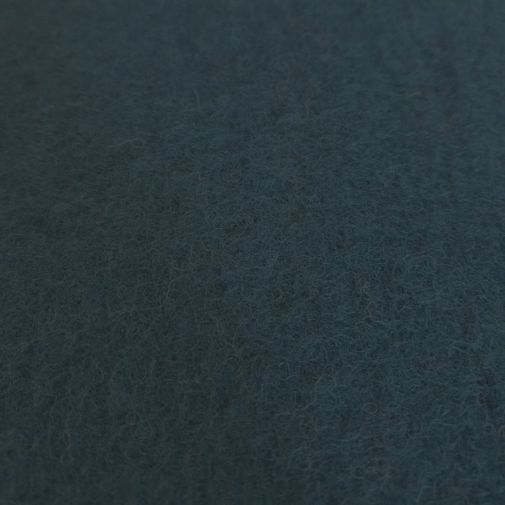 Gekookte Wol Uni CW11 - petrol