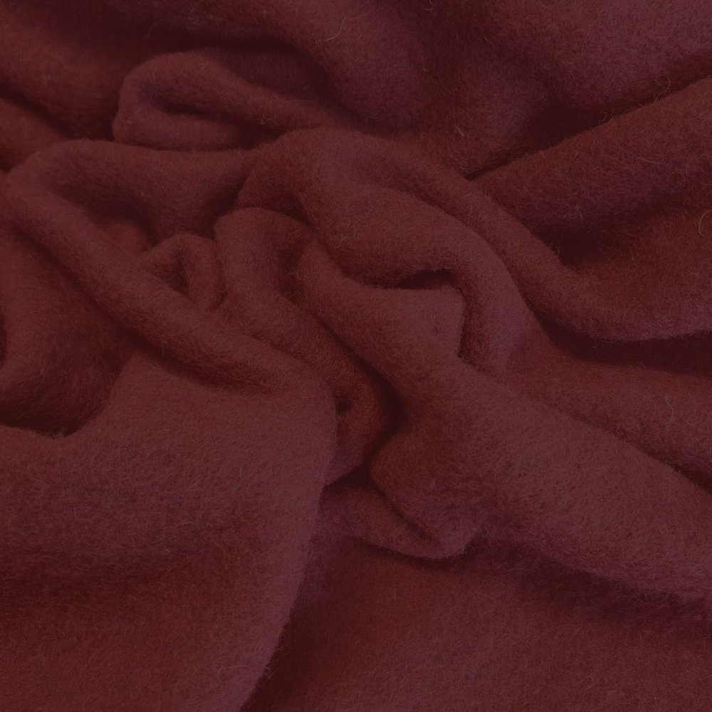 Laine bouillie Uni CW14 - rouge foncé