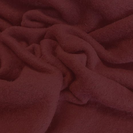 Laine bouillie Uni CW14 - rouge foncé