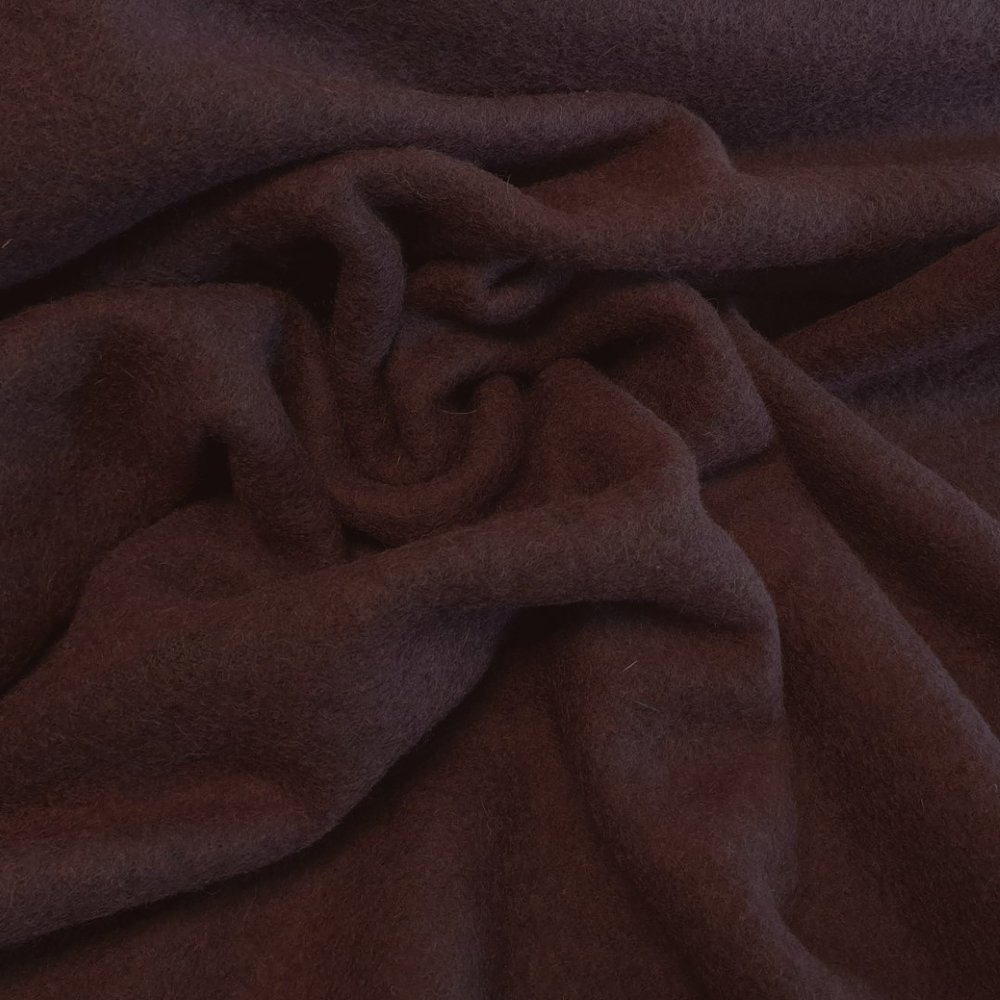 Laine bouillie Uni CW17 - bordeaux