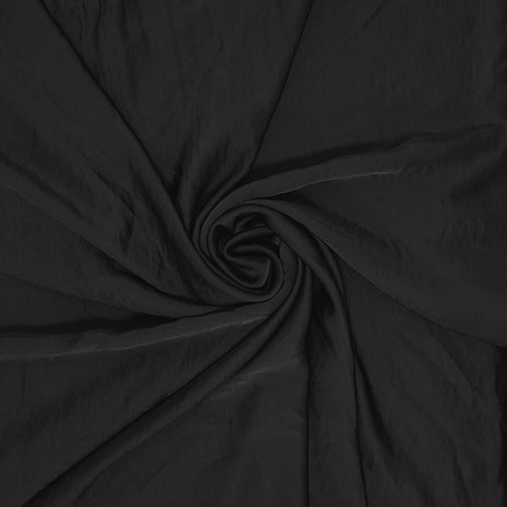 Satin extensible soyeux SI06 - noir Satin extensible soyeux SI06 - noir