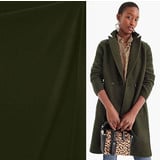 Gekookte Wol Uni CW03 - olijfgroen