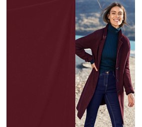 Laine bouillie Uni CW14 - rouge foncé