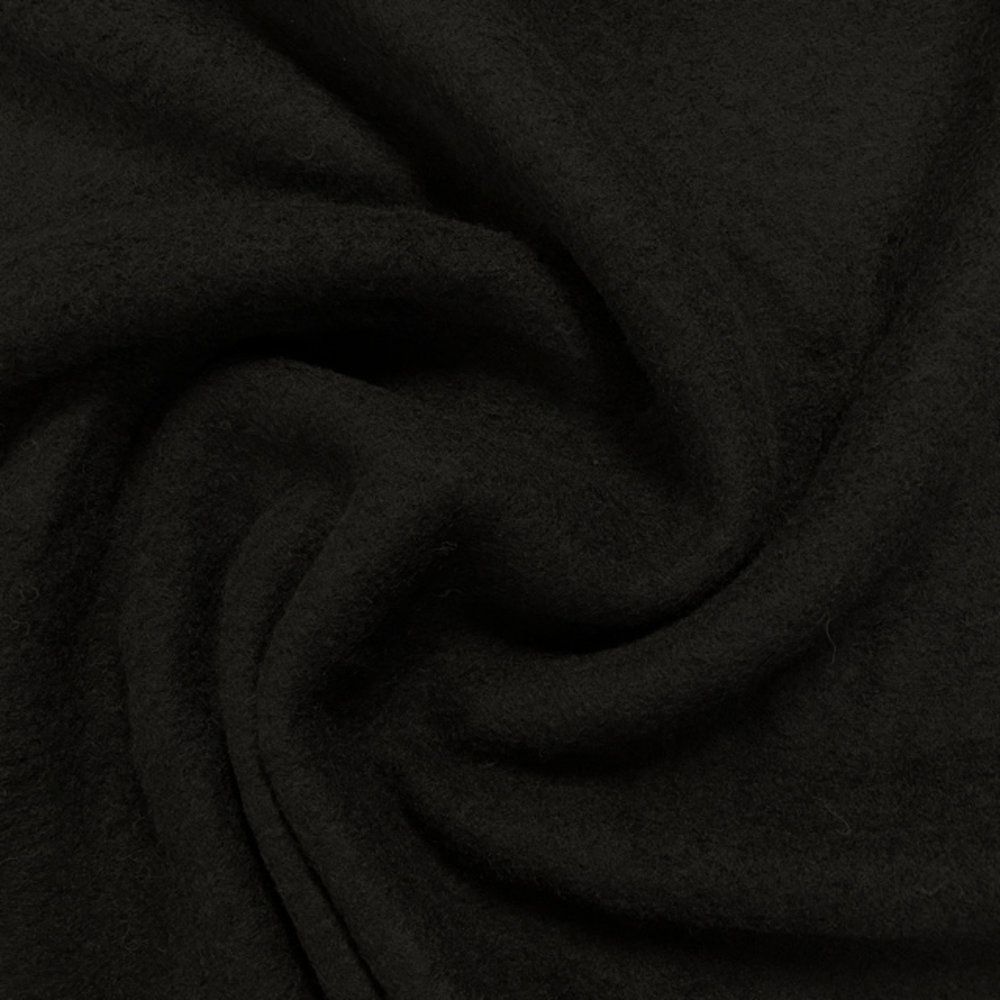 Laine bouillie Uni CW24 - noir Laine bouillie Uni CW24 - noir